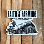 FAITH & FARMING - Sticker Decals