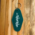 MAMA - Emerald Green Vintage Motel Keychains