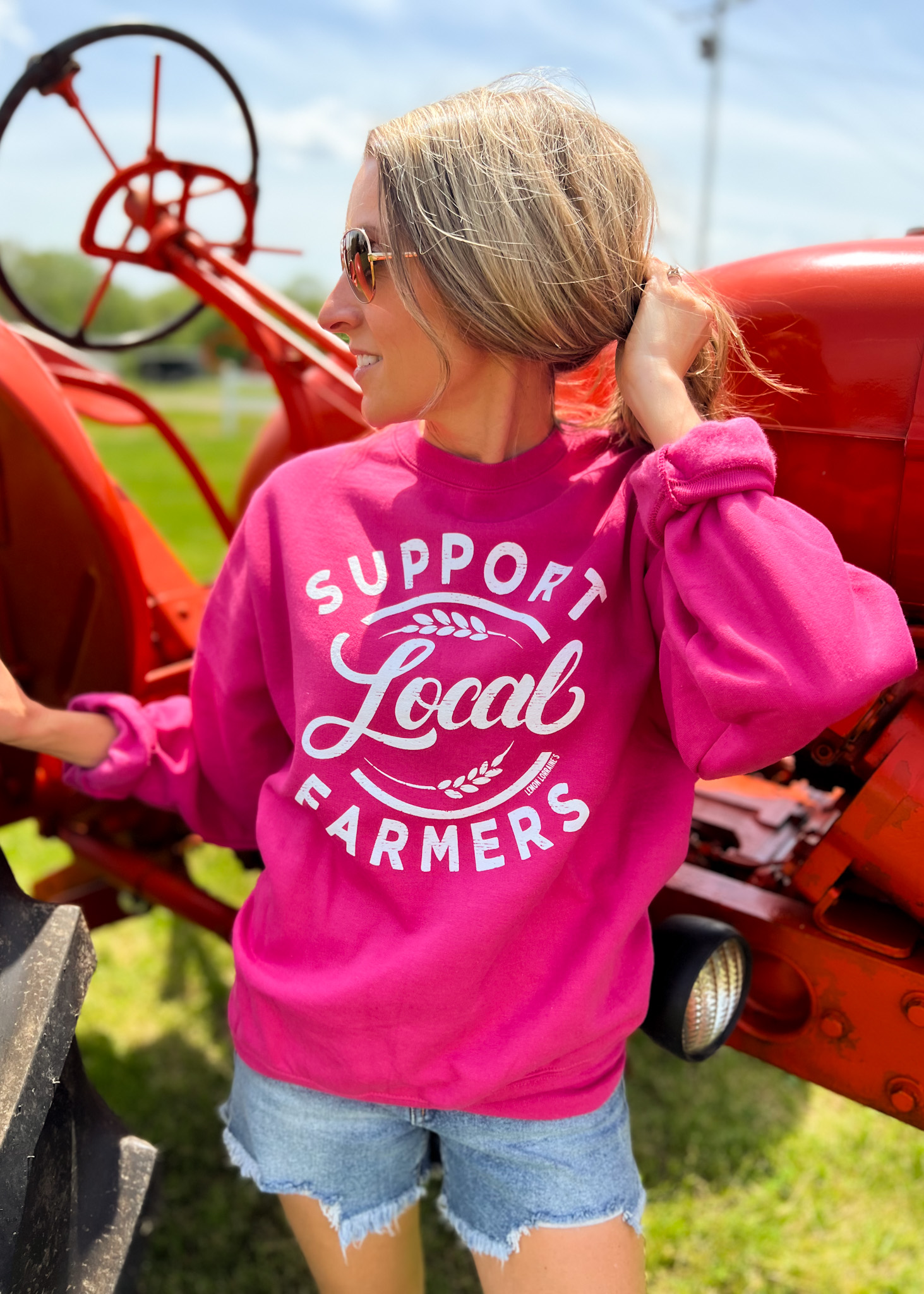 Graphic Sweatshirt - Farm Life