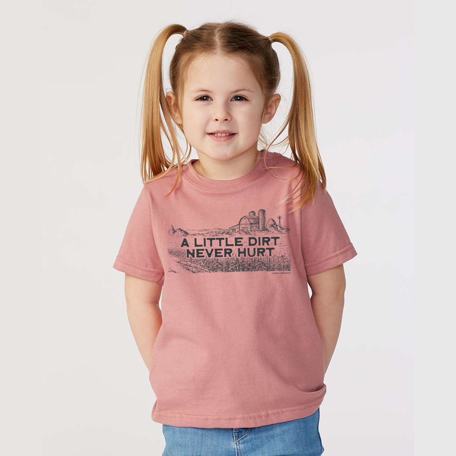 A LITTLE DIRT NEVER HURT - TODDLER Graphic Tee