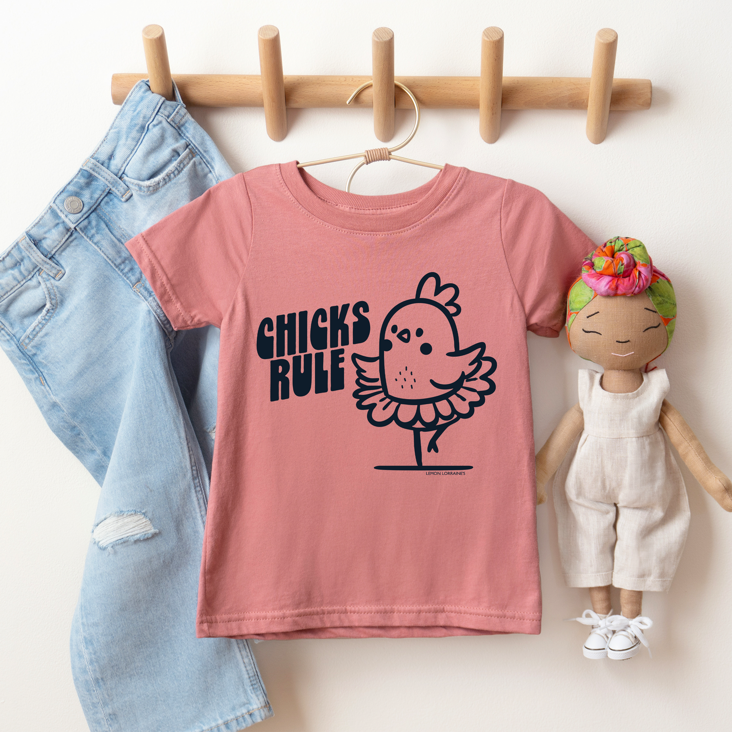 CHICKS RULE - TODDLER Graphic Tee