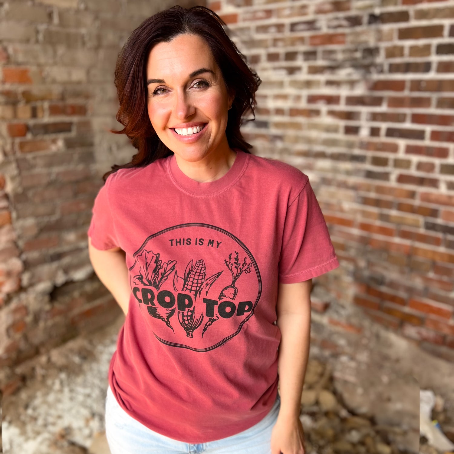 CROP TOP - Comfort Color Tee