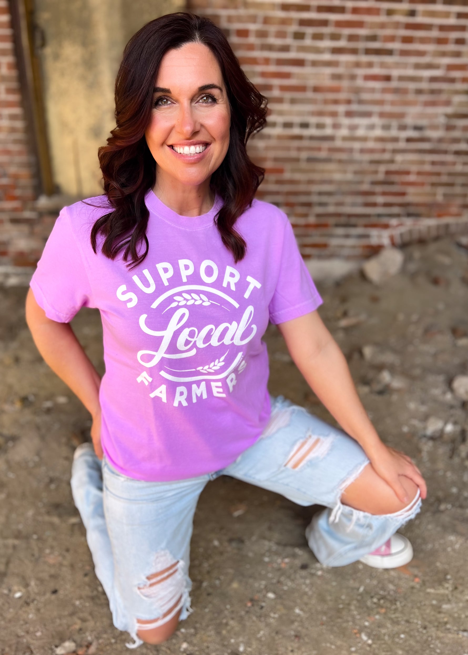 SUPPORT LOCAL FARMERS - Graphic Tee