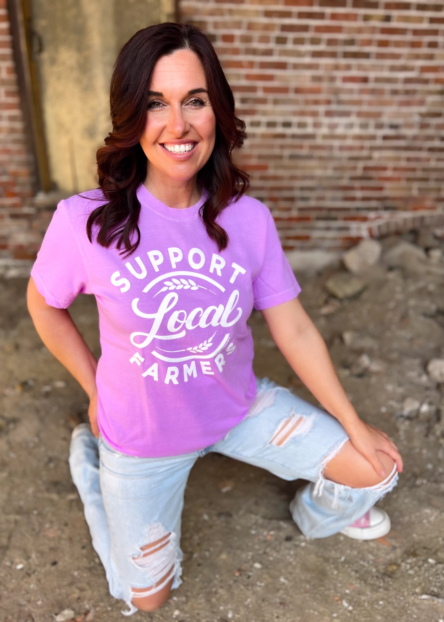 SUPPORT LOCAL FARMERS - Graphic Tee