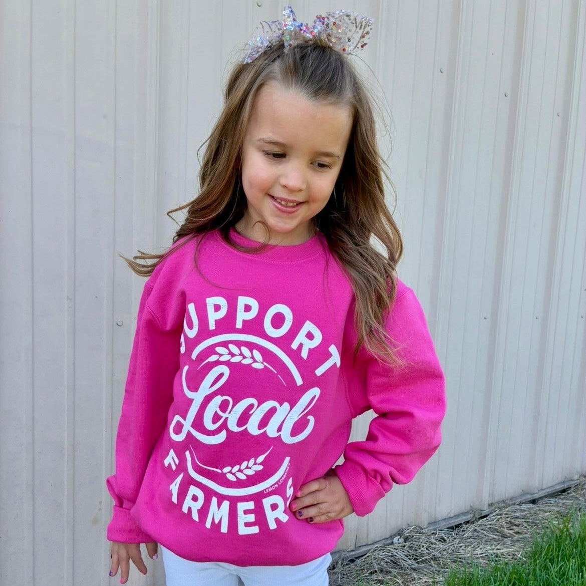 SUPPORT LOCAL FARMERS - Youth Sweatshirt