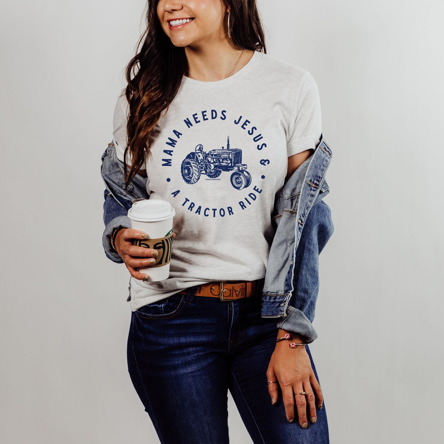 MAMA NEEDS JESUS & A TRACTOR RIDE - Graphic Tee