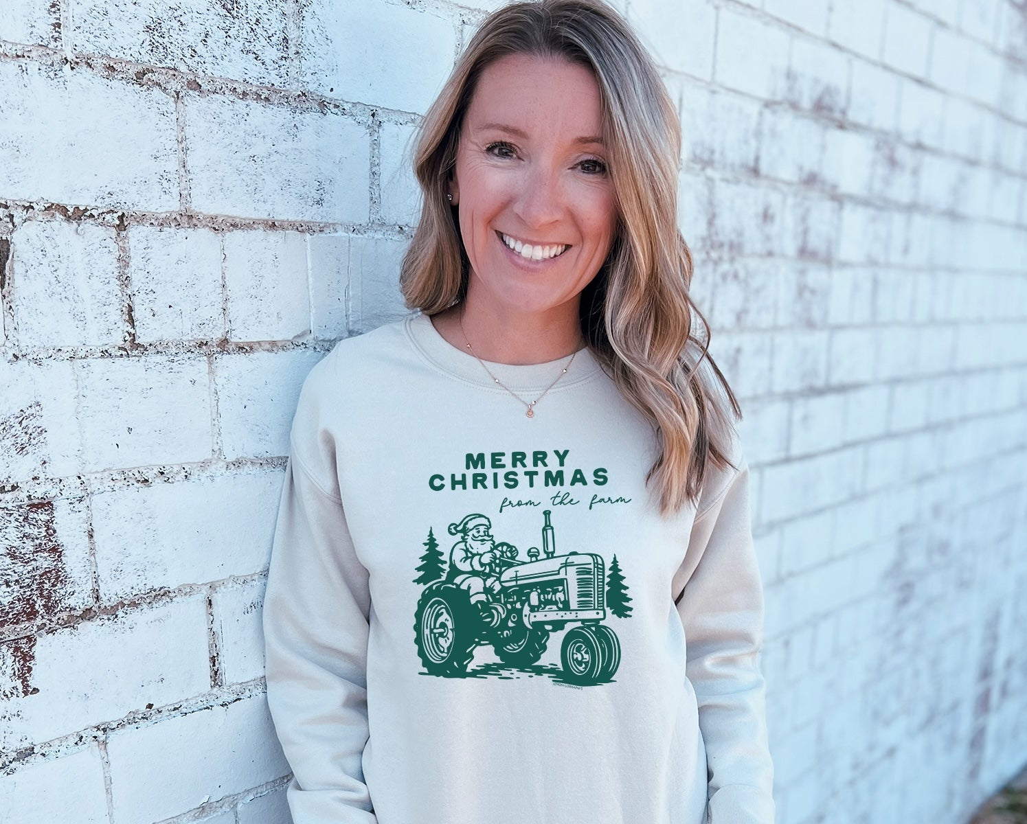 MERRY CHRISTMAS FARM - Graphic SWEATSHIRT