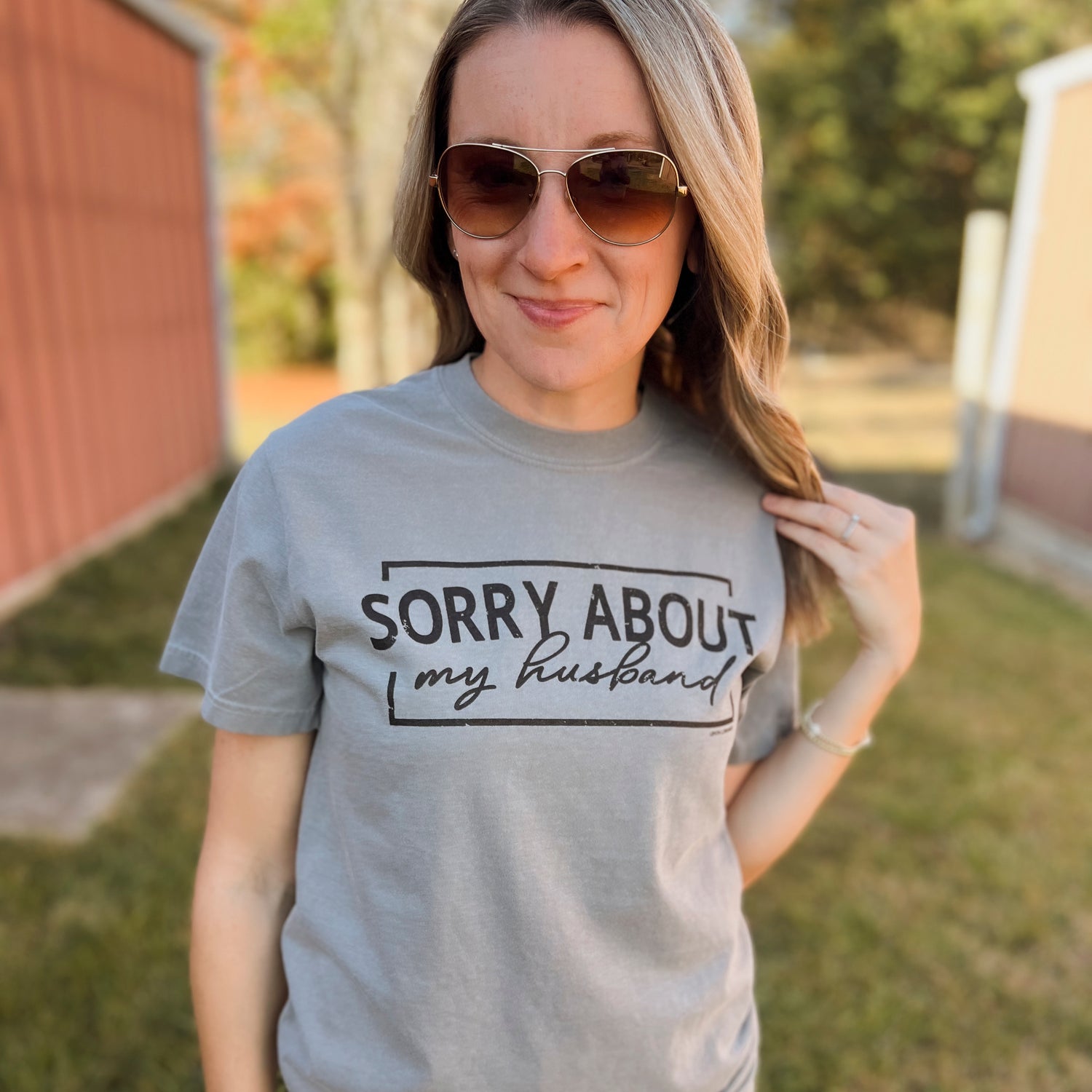 SORRY ABOUT HUSBAND - Graphic Tee