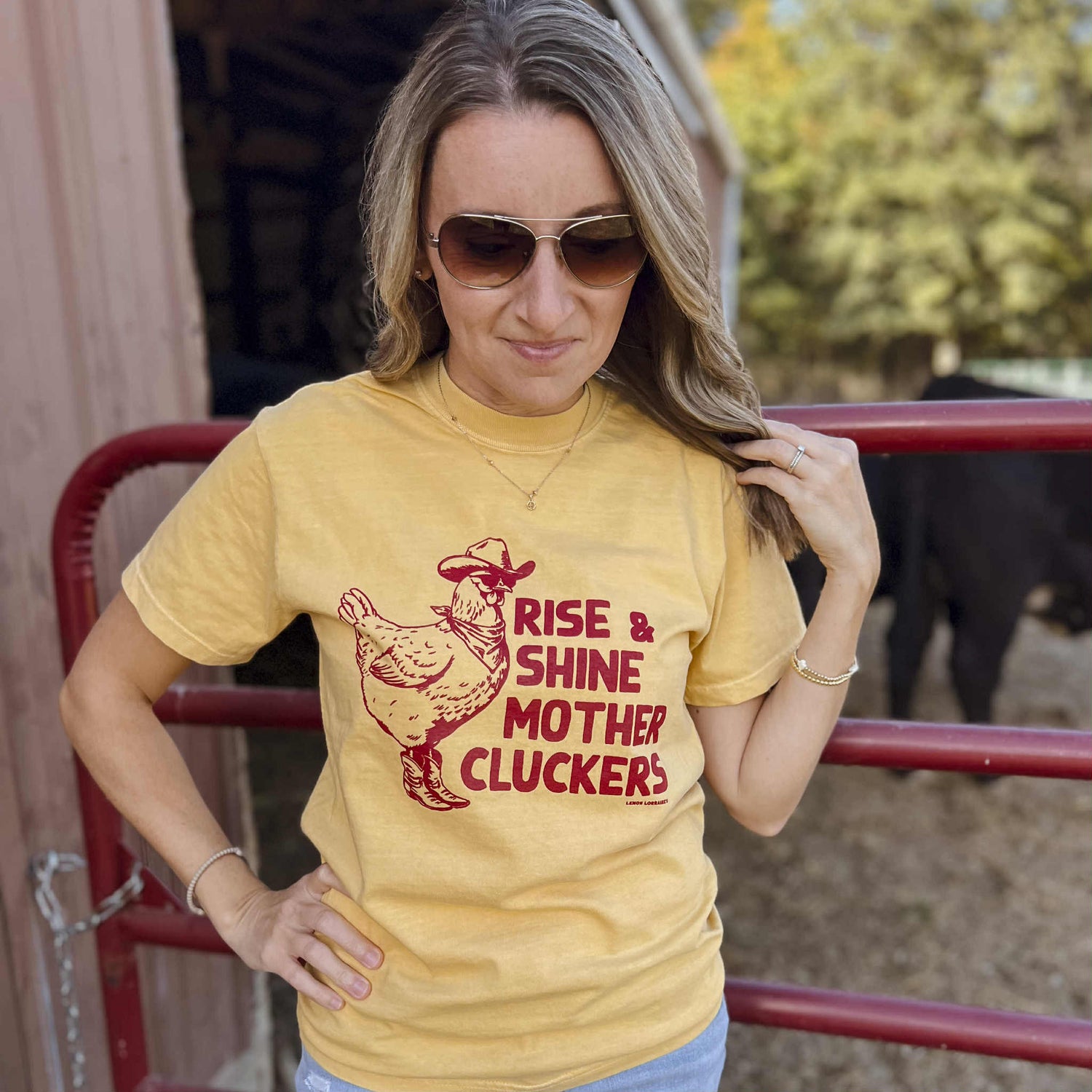 RISE & SHINE MOTHER CLUCKERS - Graphic Tee