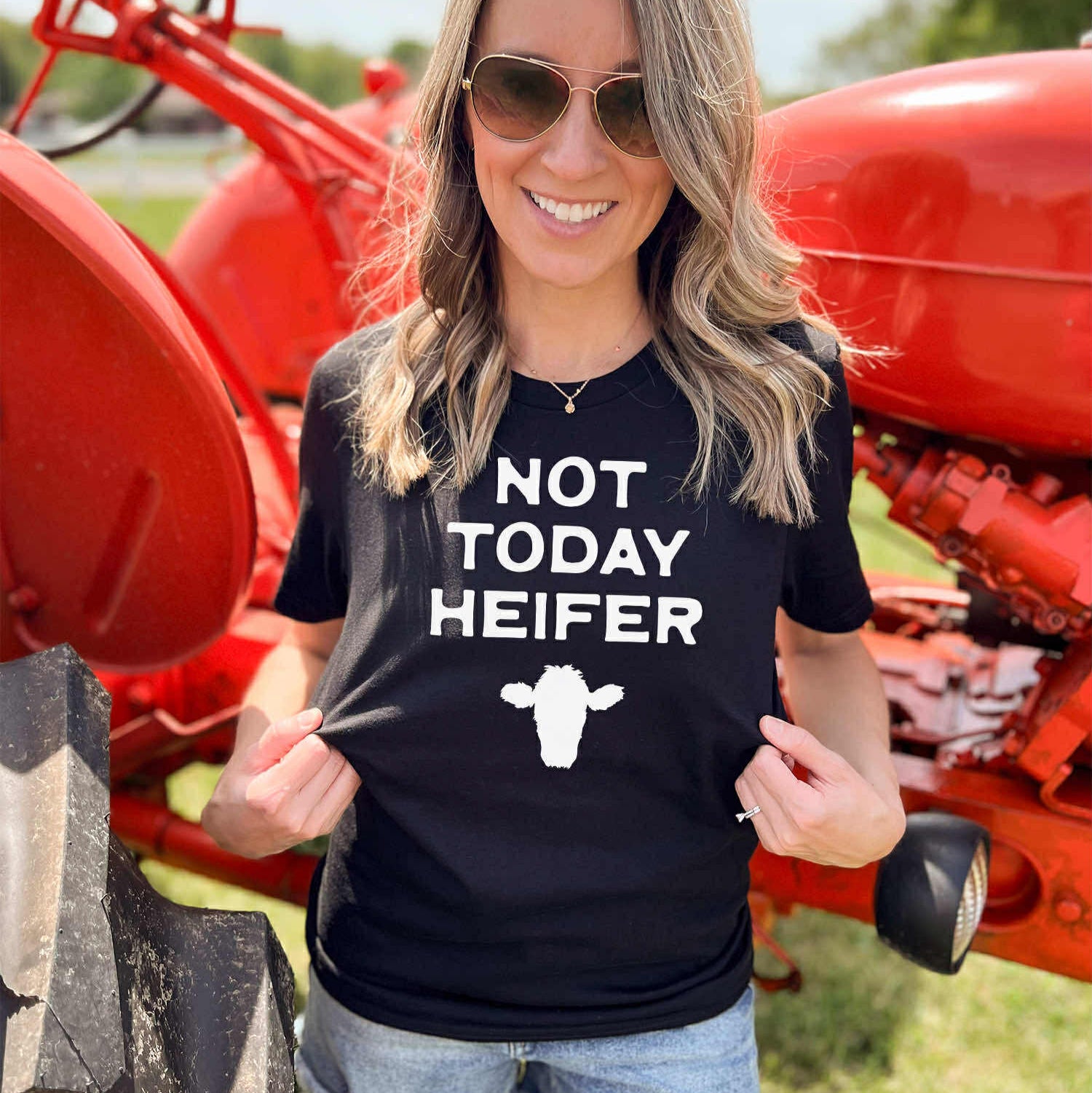 NOT TODAY HEIFER - Graphic Tee